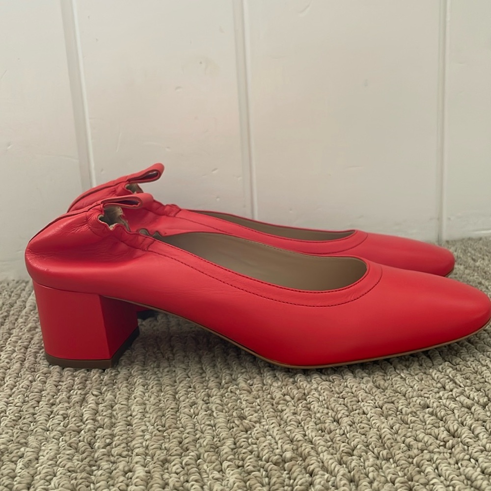 Everlane day heel discontinued poppy red size 11